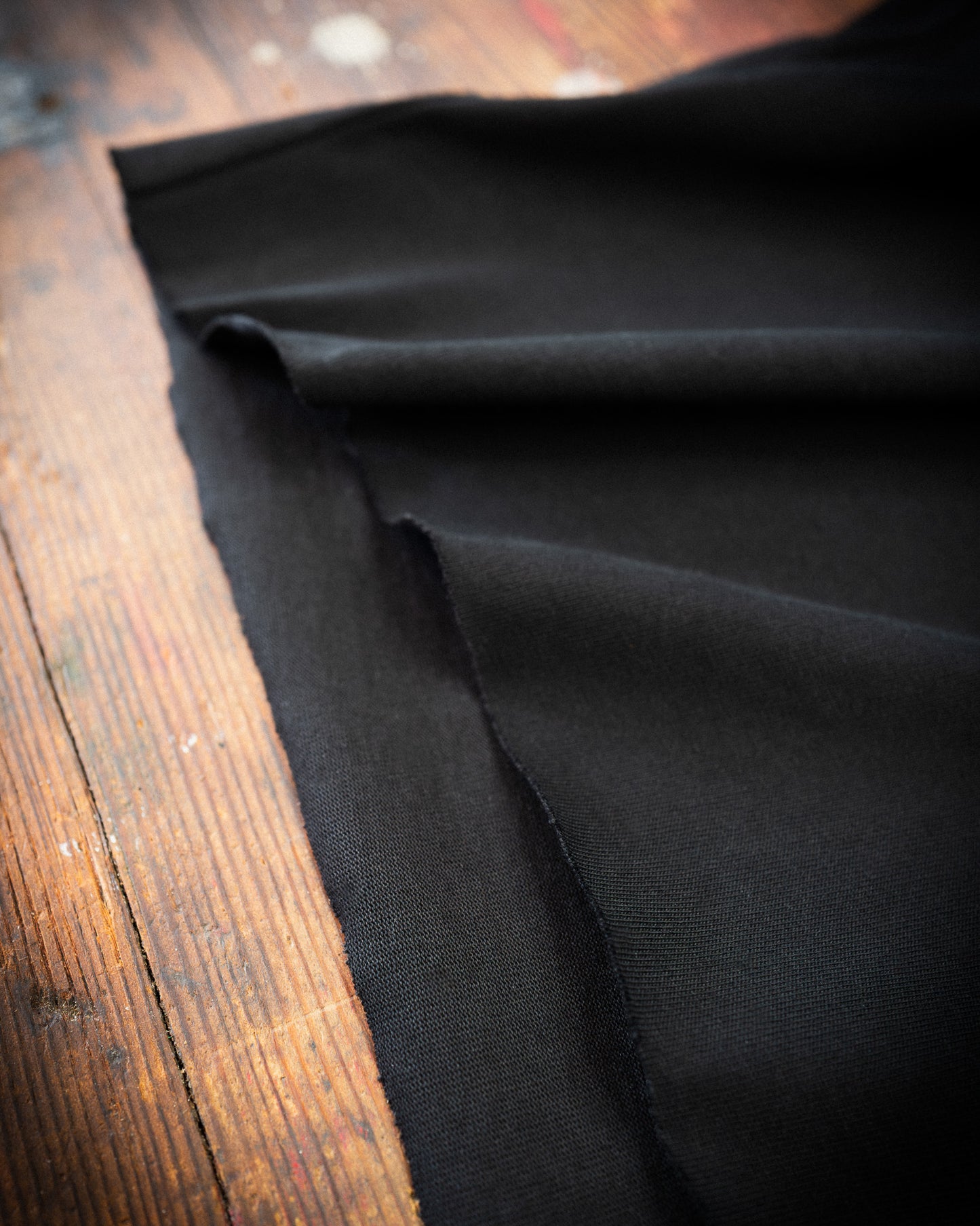 [NEW] LION CROSS  "PREMIUM" OVERSIZED "RAW EDGE" CROP HEAVY TEE IN BLACK [LIMITED]