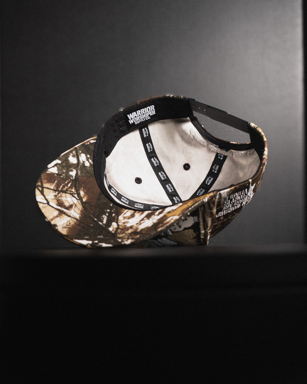 [NEW] "WORSHIP IS WARFARE" TREE CAMO HAT (LIMITED BATCH 001)