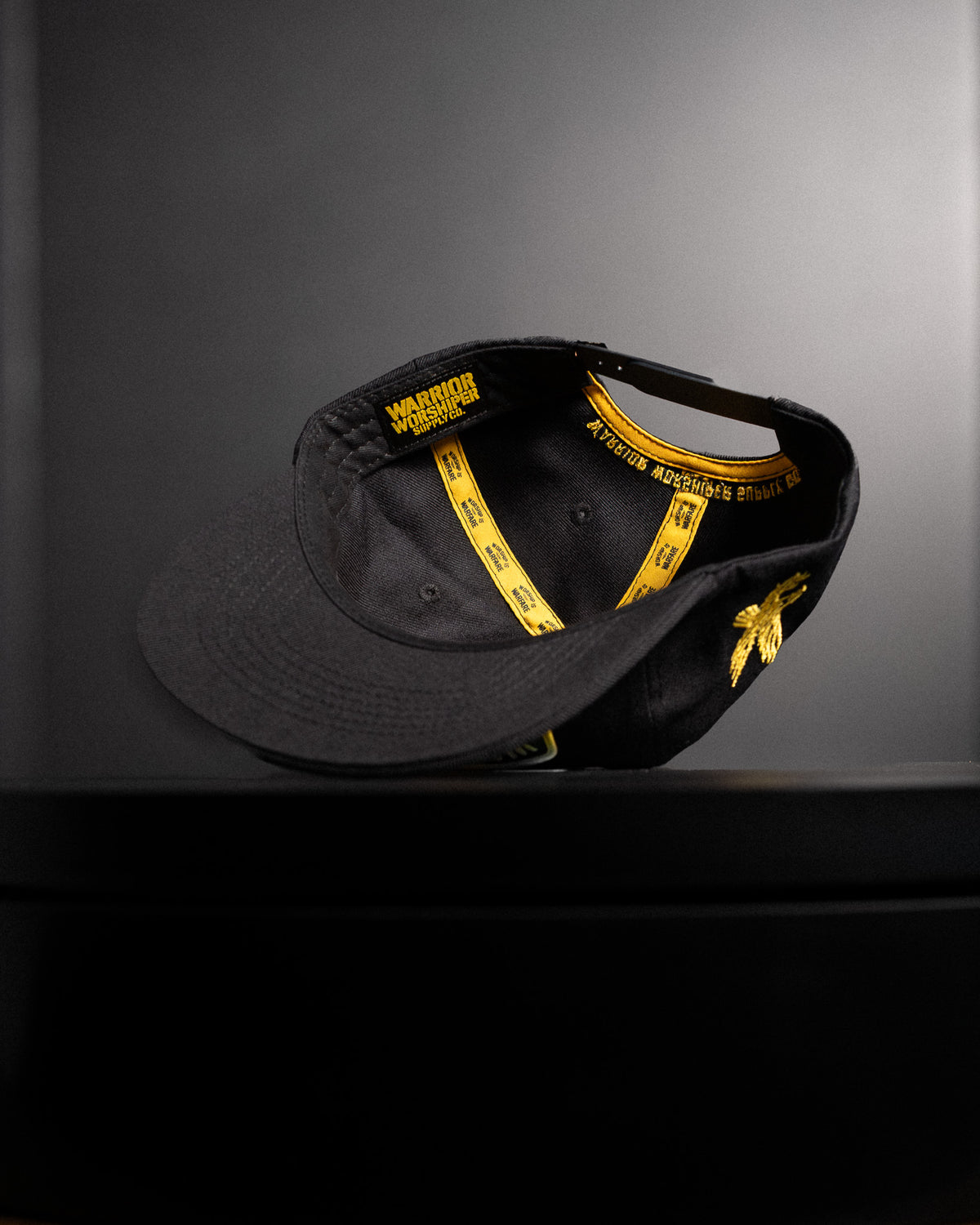 [NEW] "WORSHIP IS WARFARE" VETERANS UNSTRUCTURED MID CROWN WOOL HAT (LIMITED BATCH 001)