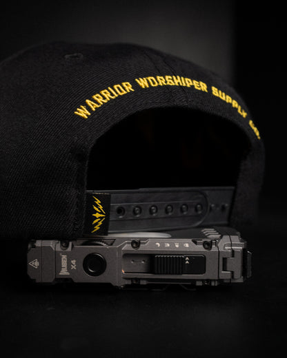 [NEW] "WORSHIP IS WARFARE" VETERANS UNSTRUCTURED MID CROWN WOOL HAT (LIMITED BATCH 001)