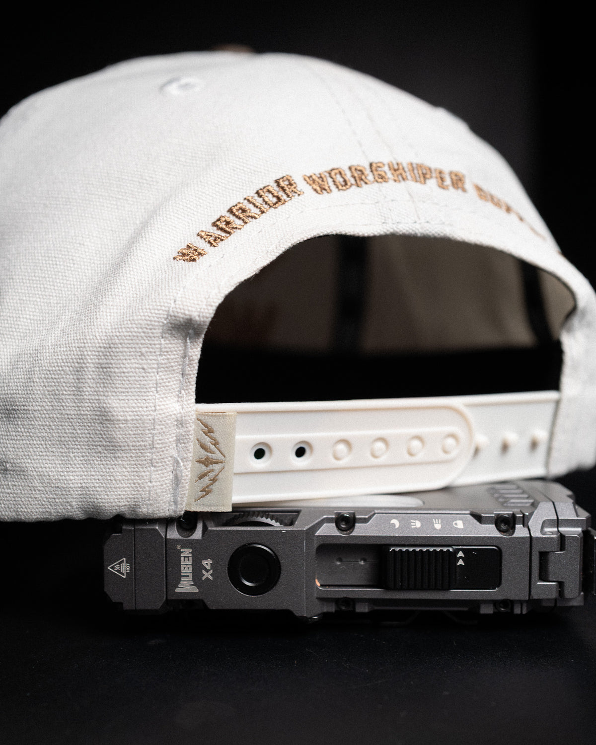 [NEW] "WORSHIP IS WARFARE" CREME/ TREE CAMO HAT (LIMITED BATCH 001)
